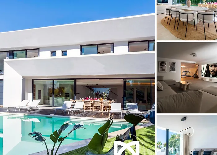 Vacation Marbella I Villa La Moderne, Sparkling Heated Pool, Private Gym, Cine Room, Arcade Machines